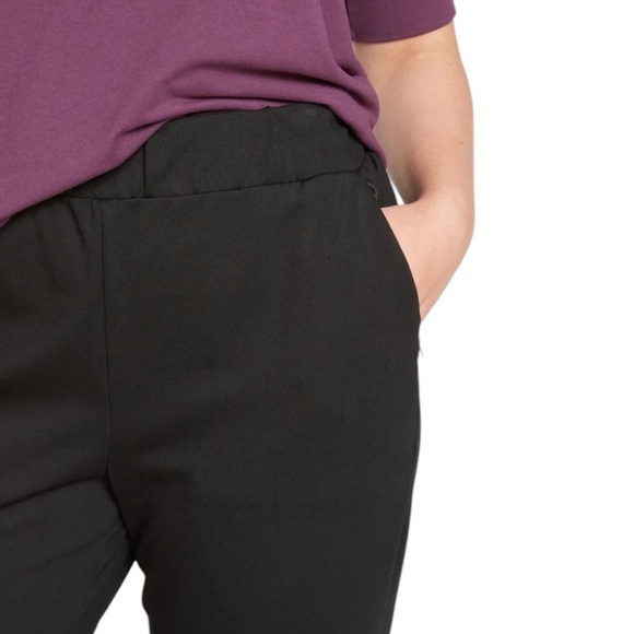 UNIVERSAL STANDARD BLACK SIGNATURE PONTE PANTS SIZE 10/12 - Picture 4 of 16